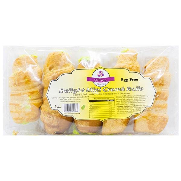 SaffronEggFreeDelightMiniCremeRolls